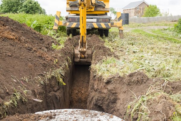 Drainage Trench Installation in Pickerington