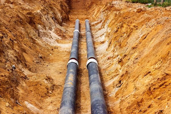 Cost of Water Line Trenching in Pickerington