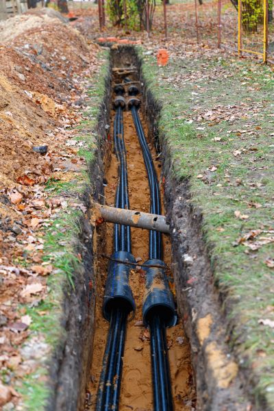 Electrical Line Excavation in Pickerington